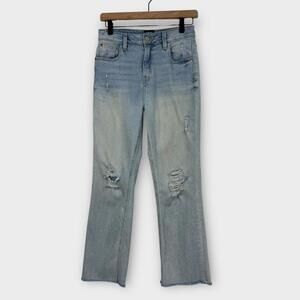 BDG Urban Outfitters Women’s Size 27 Light Blue Kick Flare High-Rise Crop Jeans